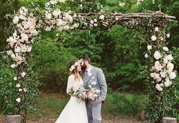 Romantic Ceremony Arch at The Grove